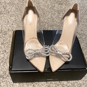 Fashion Nova - Keep My Hopes High Clear Pumps (Size 10)